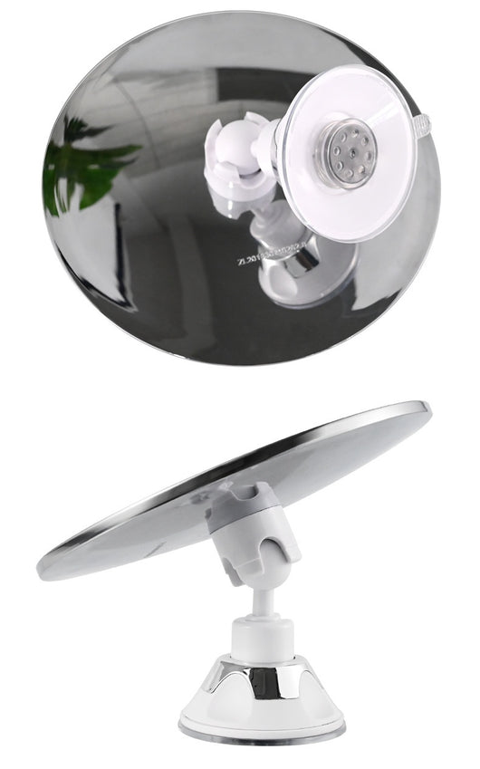 Espejo Antivaho para Baño con Ventosa Giratoria 360° - Plateado - Image 8