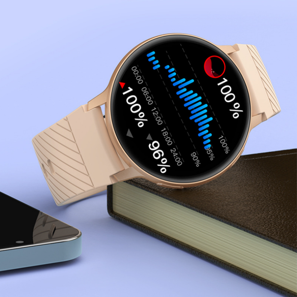 Reloj Inteligente Deportivo con Monitor Cardíaco y Oxígeno en Sangre