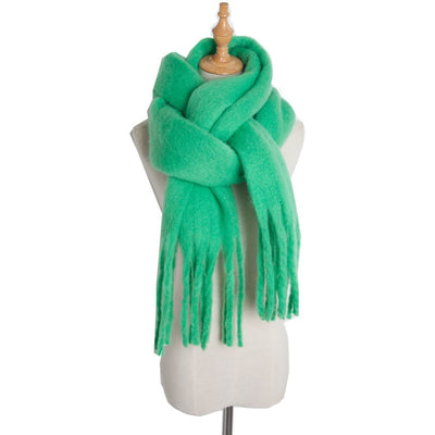 Bufanda Trenzada de Mohair Premium para Invierno - Suave y Abrigadora - Image 29