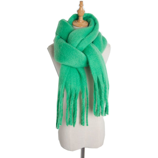 Bufanda Trenzada de Mohair Premium para Invierno - Suave y Abrigadora - Image 29