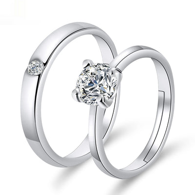 Anillos de Compromiso Moissanita para Parejas - Image 11