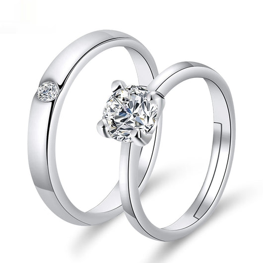 Anillos de Compromiso Moissanita para Parejas - Image 11