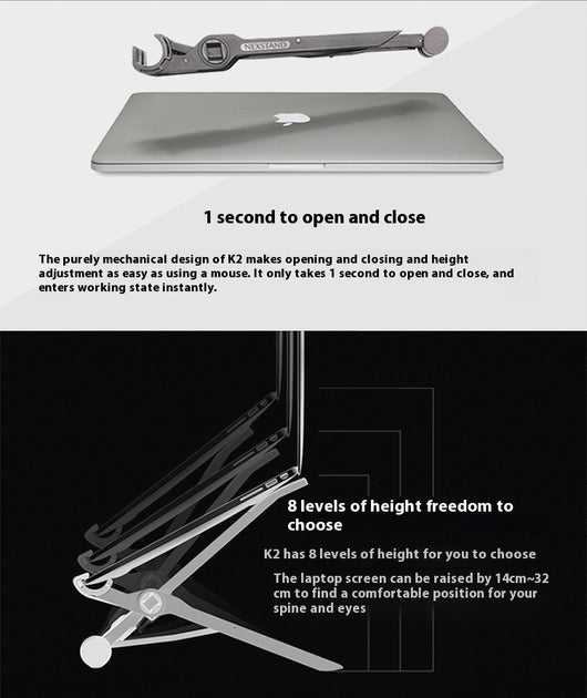 Soporte Elevable y Plegable para Computadora de Escritorio - Image 12