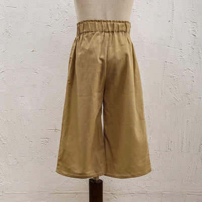 Pantalón Ancho de Lino y Algodón con Cintura Elástica - Image 52