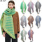 Bufanda Circular Térmica para Mujer - Cuello Cálido Otoño Invierno con Diseño Jacquard