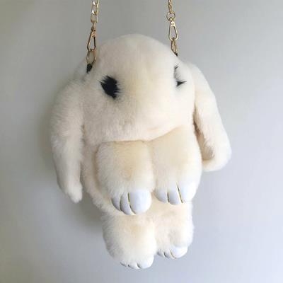 Bolso Mensajero Princesa Infantil de Peluche Suave Mediano para Niñas - Image 11