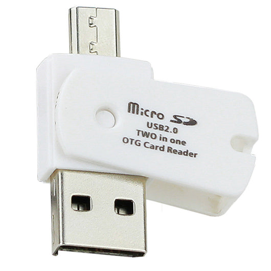 Lector de Tarjetas TF USB 2.0 Giratorio 2 en 1 con OTG para Android - Image 6