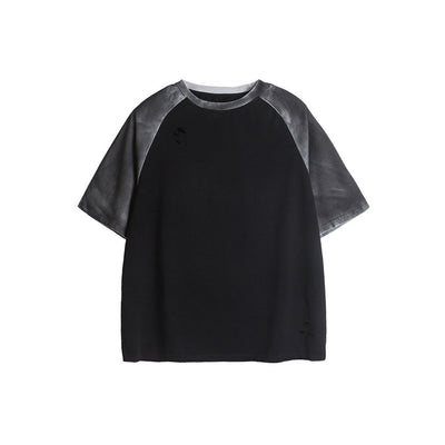 Camiseta Raglan Vintage Desgastada para Hombre - Image 5