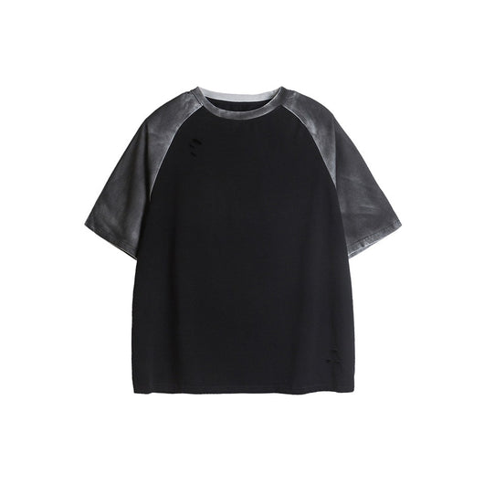 Camiseta Raglan Vintage Desgastada para Hombre - Image 5