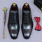 Zapatos Formales de Cuero para Hombre Estilo Británico con Diseño Bicolor