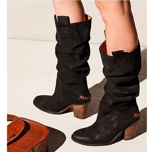 Botas Retro con Tacón Ancho - Image 17