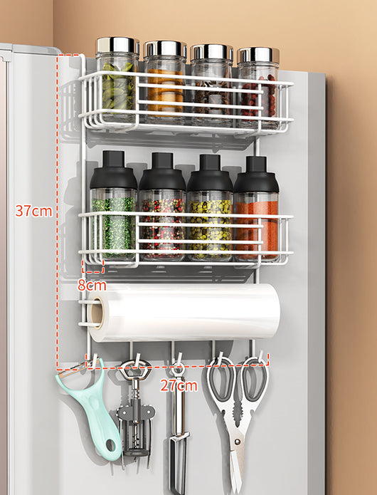 Organizador Lateral para Refrigerador - Almacenamiento Inteligente de Cocina - Image 4