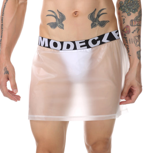 Pantalón Minifalda PVC Transparente para Hombre con Laterales Abiertos - Image 12