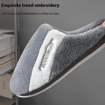 Pantuflas de Algodón Cálidas para Hombre con Suela Antideslizante - Image 10