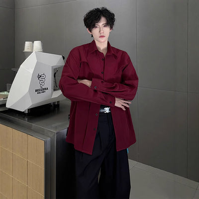Camisa de Manga Larga Premium Ruoshuai para Hombre - Otoño - Image 3