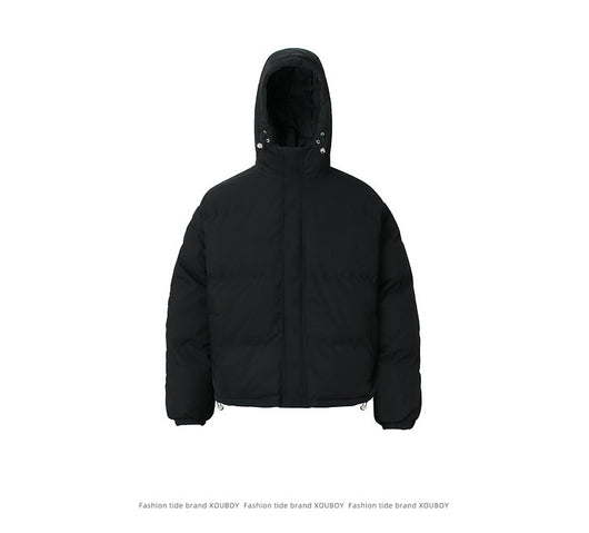 Chamarra Hoodie de Algodón Liso Estilo Americano - Image 12