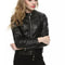 Chaqueta de Cuero PU para Motociclista - Estilo Europeo