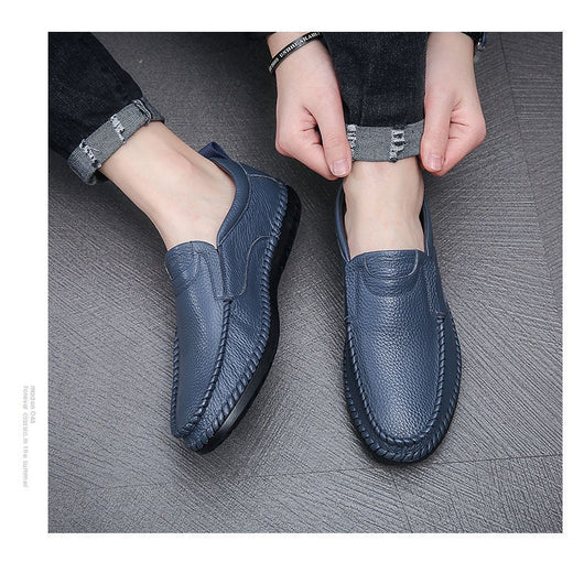 Zapatos Casuales de Cuero para Hombre sin Cordones - Image 20