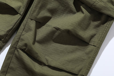 Pantalones Cargo Multibolsillos para Hombre con Pliegues Funcionales - Image 13