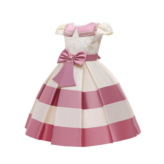 Vestido de Princesa para Niña con Mangas Tipo Avión - Image 4