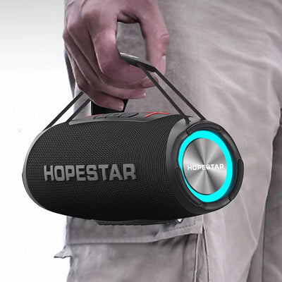 Parlante Bluetooth Portátil Resistente al Agua con Potencia Dual para Exteriores