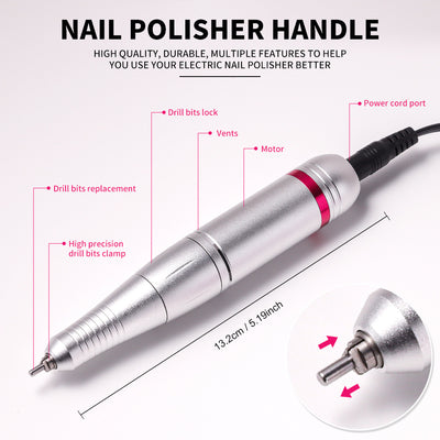 Pulidor Eléctrico de Uñas Profesional 45000 RPM - Image 4