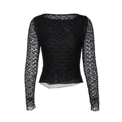 Blusa Manga Larga con Detalles de Encaje - Image 23