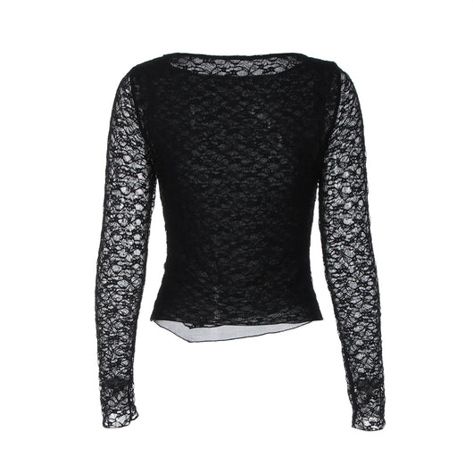 Blusa Manga Larga con Detalles de Encaje - Image 23