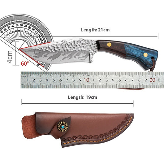 Cuchillo Deshuesador Forjado de Alta Dureza para Camping y Aventura - Image 4