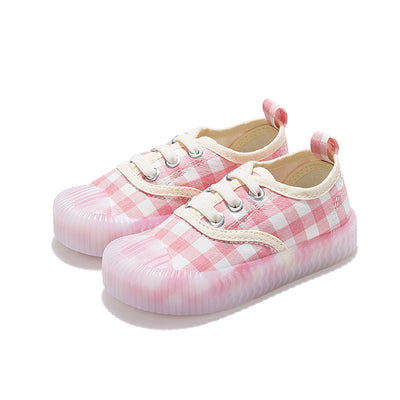 Zapatos de Lona a Cuadros con Elástico para Niños - Image 7