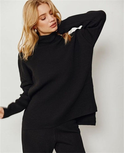 Conjunto de Sudadera Suelta y Pantalón Casual para Mujer - Image 30