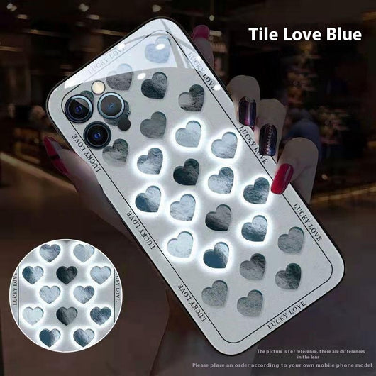 Funda de Celular con Diseño de Corazón Luminoso para Parejas - Image 7