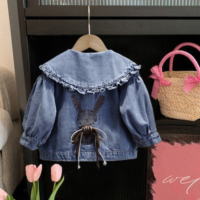 Chaqueta Denim Casual Estilo Coreano Kitten - Image 3