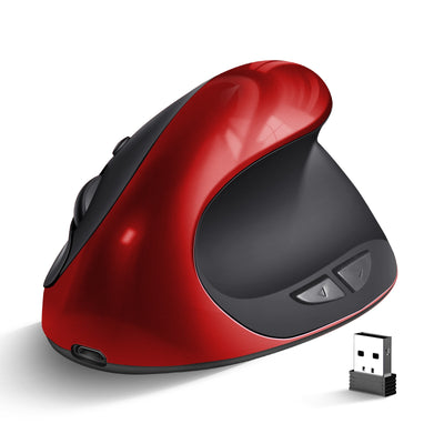 Ratón Inalámbrico Ergonómico Vertical de Tres Generaciones con Carga Inductiva - Image 5