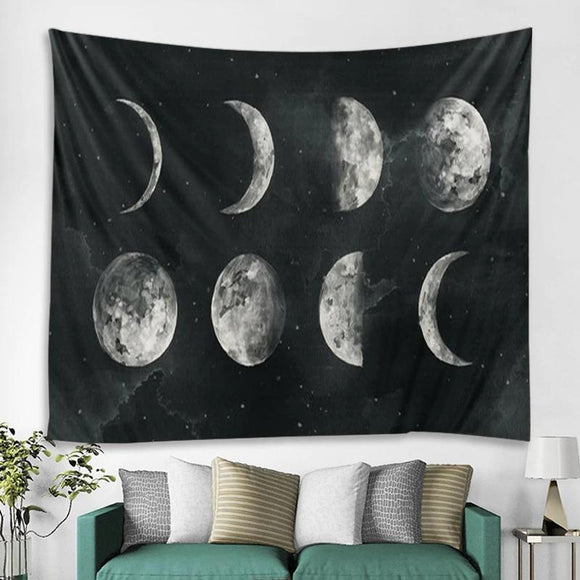 Tapiz Mapa Lunar Multifuncional - Manta de Pared y Decoración