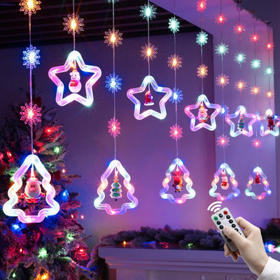 Cadena de Luces Navideñas para Cortinas - Image 31