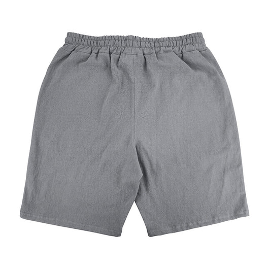 Shorts de Lino Sueltos para Hombre - Estilo Playa Casual Lavado - Image 19