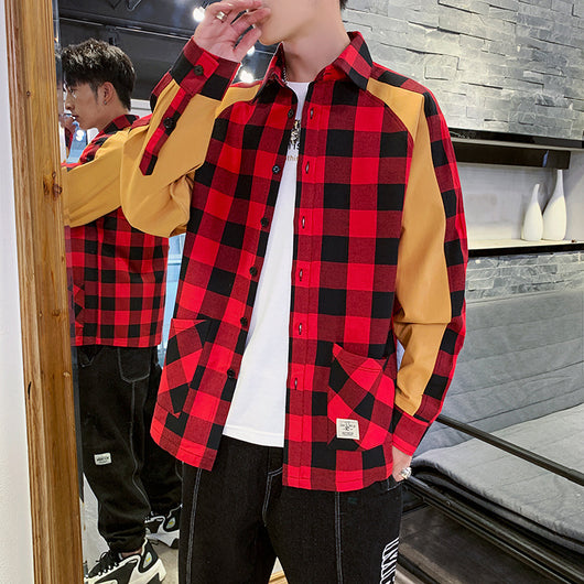 Camisa a Cuadros para Hombre - Estilo Otoño e Invierno - Image 5