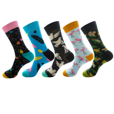 Calcetines Jacquard de Moda Unisex con Diseño Animal - Image 21