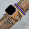 Reloj Tejido con Piedra Natural y Pulsera Coordinada