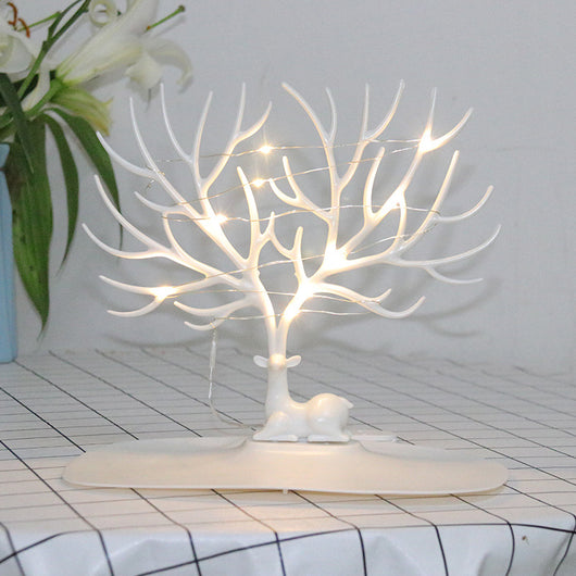Organizador de Joyas con Soporte Decorativo Árbol - Estuches y Exhibidor para Anillos, Collares y Pulseras - Image 23