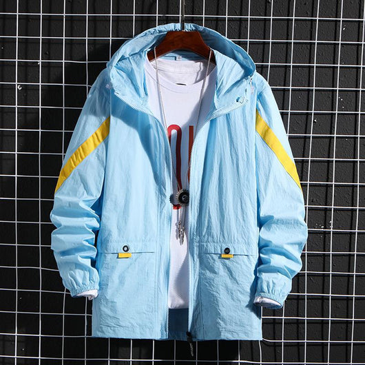 Chaqueta Deportiva Impermeable con Capucha para Hombre - Image 3