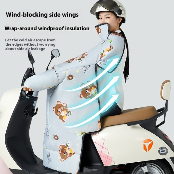 Protector de Parabrisas para Auto Eléctrico Invierno Extra Grueso con Forro Polar