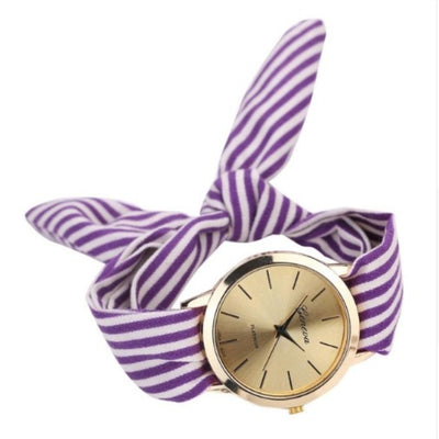 Reloj de Pulsera con Banda Floral sin Hebilla - Diseño Moderno y Versátil - Image 2