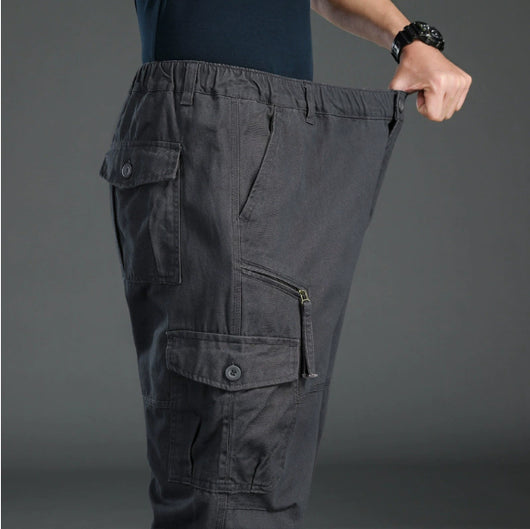 Pantalones Casuales Relajados de Cintura Alta con Aislamiento Térmico para Hombre - Image 13