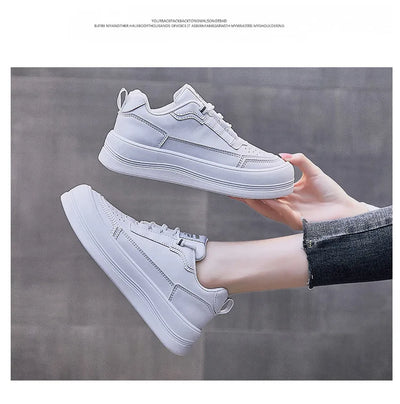 Zapatillas Blancas Mujer con Suela Gruesa y Plataforma Cómoda - Image 12