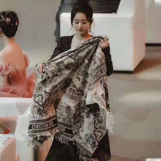 Pashmina Gruesa Térmica Multiusos - Abrigo Cálido y Elegante - Image 2