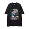 Playera Artística de Algodón con Estampado de Pintura al Óleo para Hombre