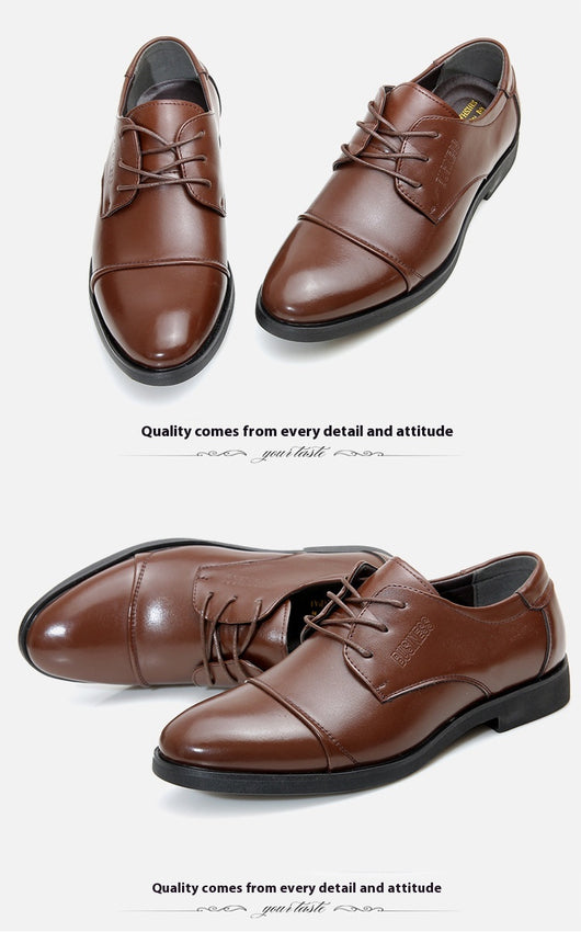 Zapatos Formales de Cuero para Hombre Talla Grande - Respirable y Cómodo - Image 16