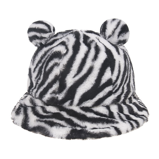 Gorro Pescador con Orejas de Oso y Estampado de Leopardo - Image 2